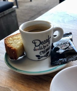 Espresso avec cake